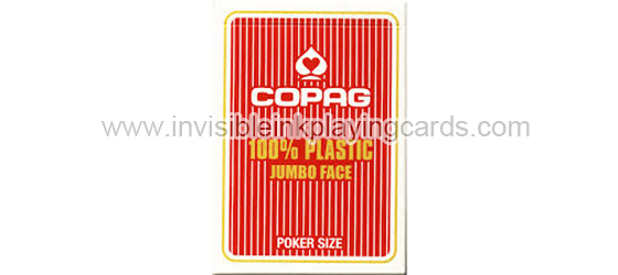 Codigo de barras marcado Copag tarjetas de cubiertas para la venta