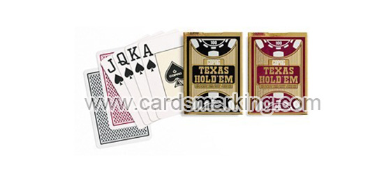 Cartas de juego de poquer Texas Holdem Copag