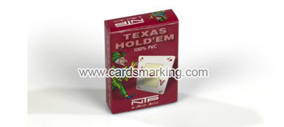 Dal Negro Texas Holdem Green NTP Marked Playing Cards