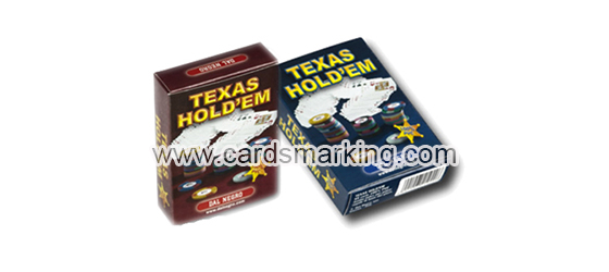 Dal Negro Texas Holdem Markierte Spielkarten