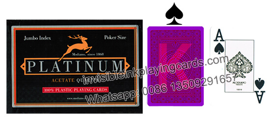 Modiano Platinum Markierte Poker Karten