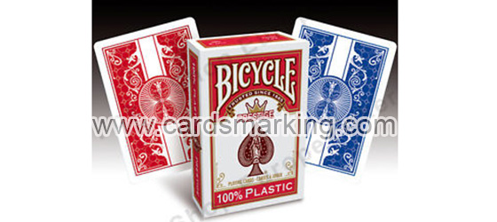 Plastico de bicycle truque magico marcado baralhos de poker